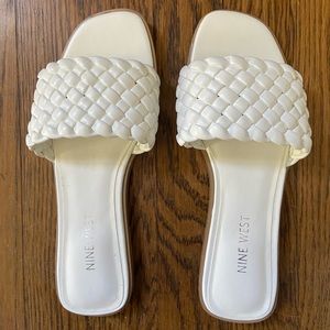 Nine West Ohhi Flat Slide Sandals, Size 7